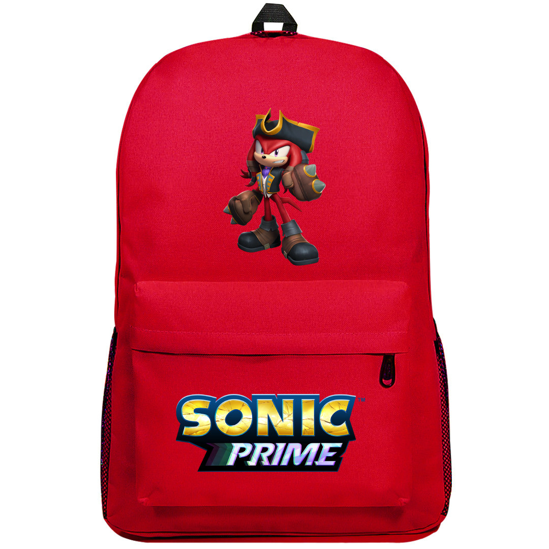Sonic Prime Knuckles The Dread Backpack SuperPack - Knuckles The Dread Character Series