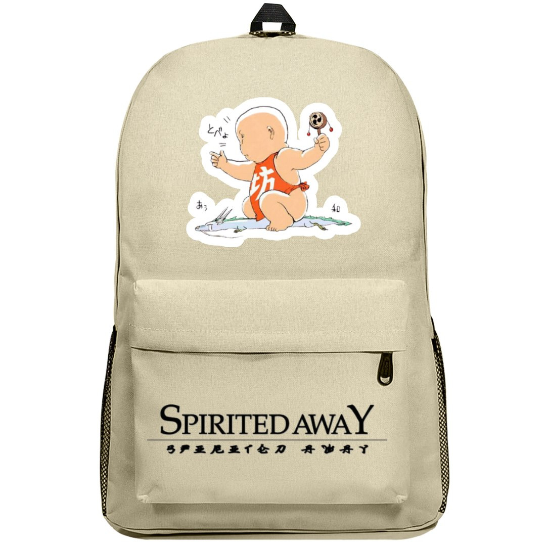 Spirited Away Boh Backpack SuperPack - Bho Sitting With Haku Cartoon Art