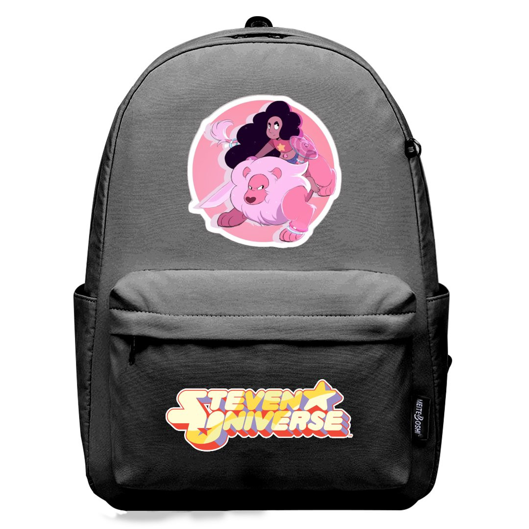 Steven Universe Lion Backpack SuperPack - Lion Attacking With Connie Maheswaran Sticker Art