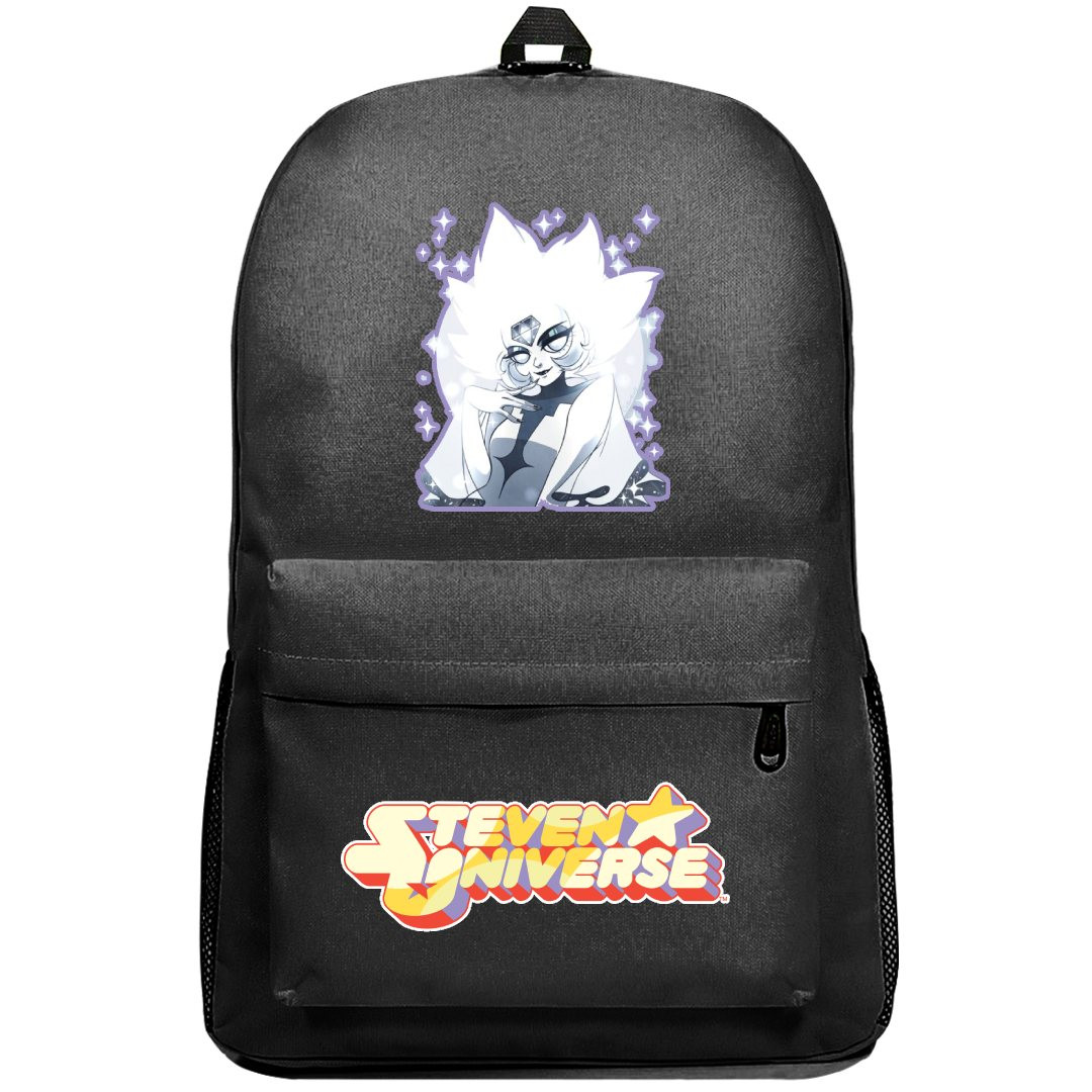 Steven Universe White Diamond Backpack SuperPack - White Diamond Portrait Bling Art
