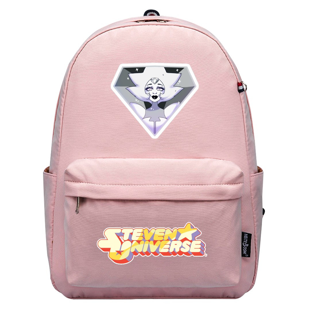 Steven Universe White Diamond Backpack SuperPack - White Diamond Portrait Inside Diamond