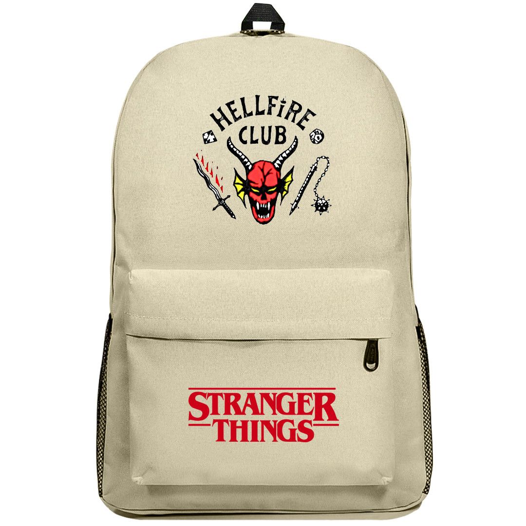Stranger Things Eddie Munson Backpack SuperPack - Eddie Munson HellFire Club Logo