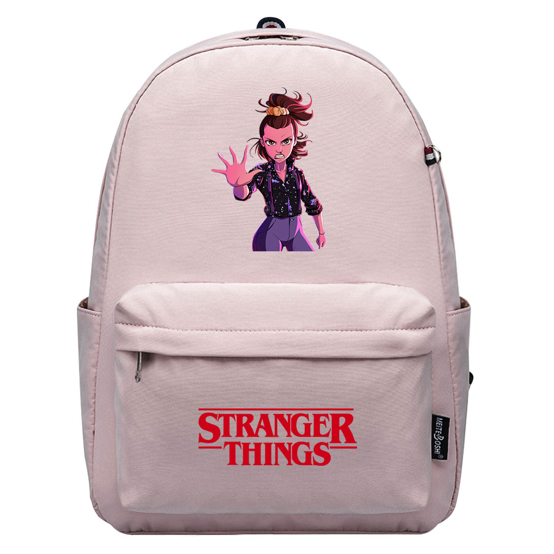 Stranger Things Eleven Backpack SuperPack - Eleven Hand Up Cartoon Art