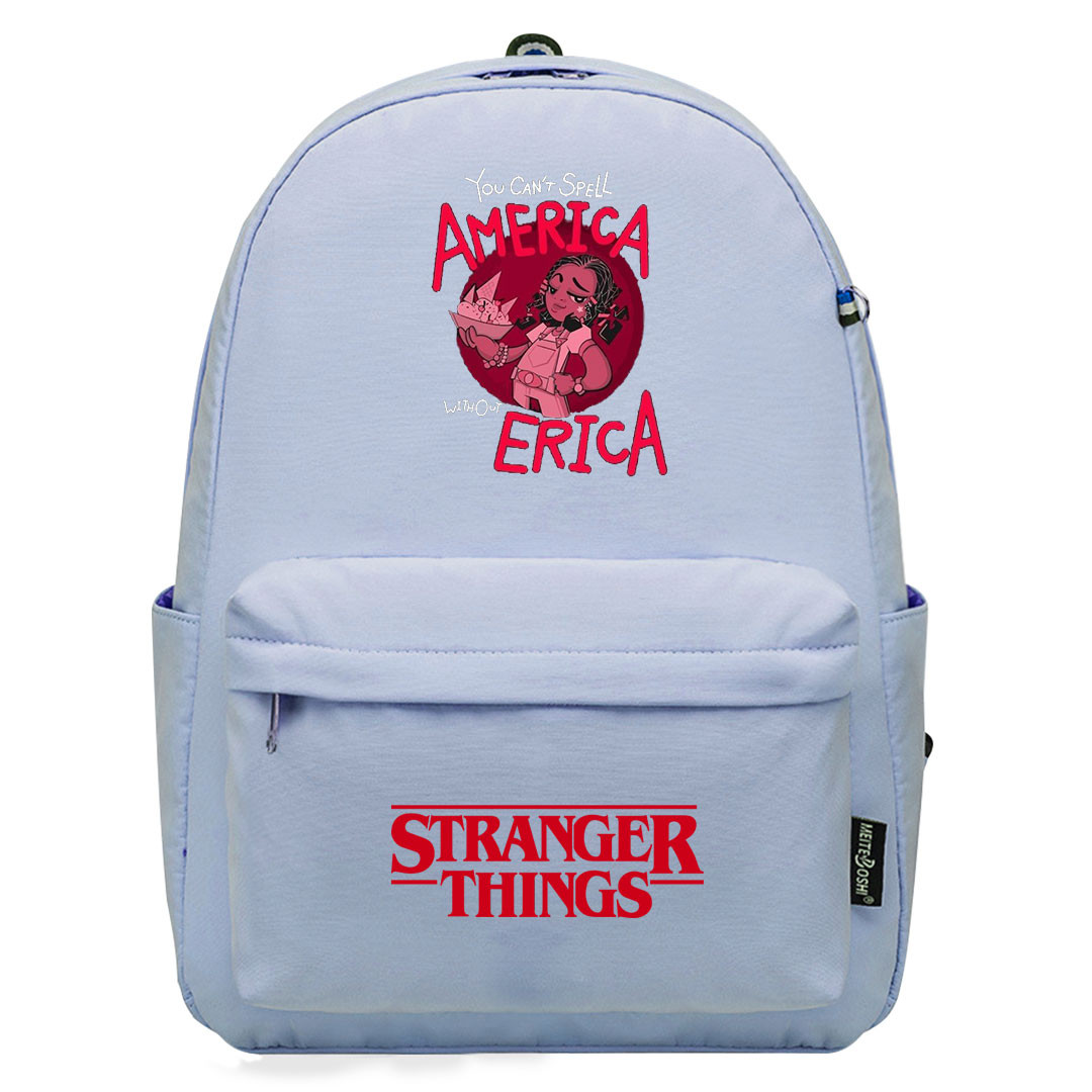 Stranger Things Erica Backpack SuperPack - Erica You Cant Spell America Without Erica