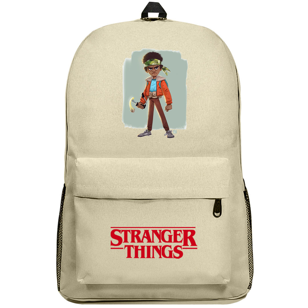 Stranger Things Lucas Backpack SuperPack - Lucas Holding Slingshot
