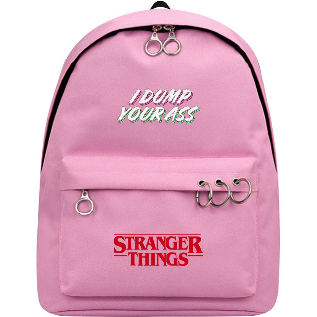 Stranger Things Backpack SuperPack - Quote Eleven Wallpaper I Dump Your Ass