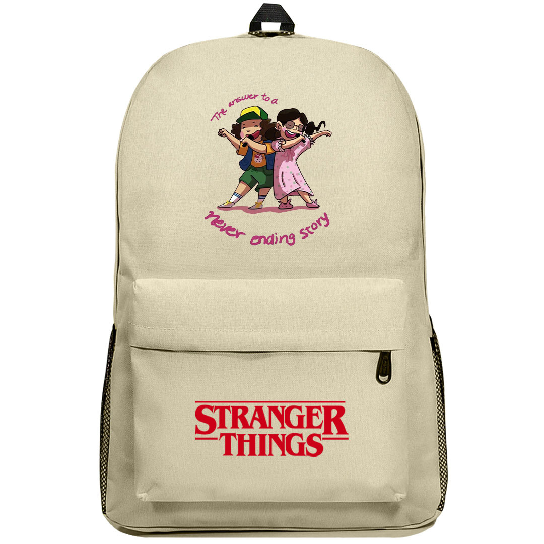 Stranger Things Backpack SuperPack - Suzie and Dustin Singing Neverending Story