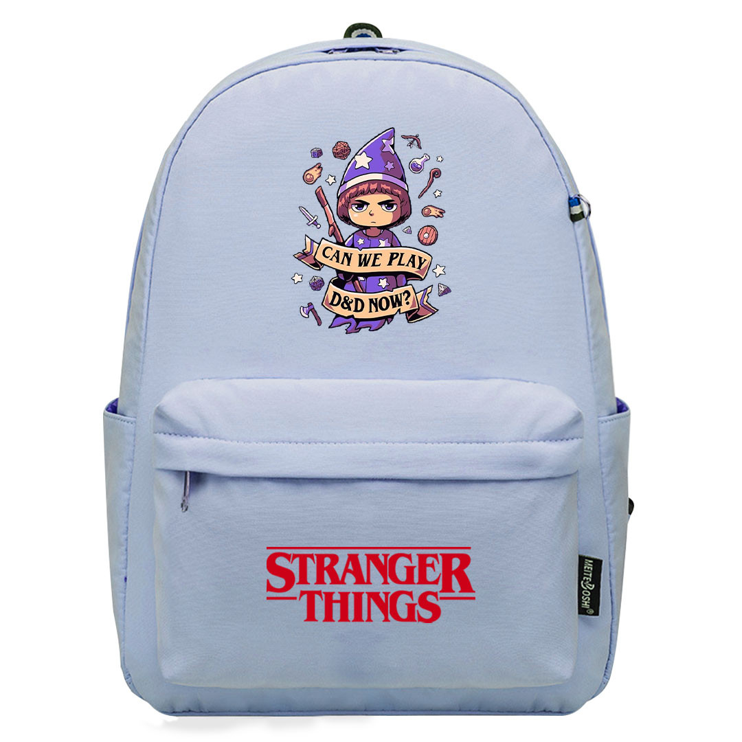 Stranger Things Will Backpack SuperPack - Will Can We Play D&D Text Art