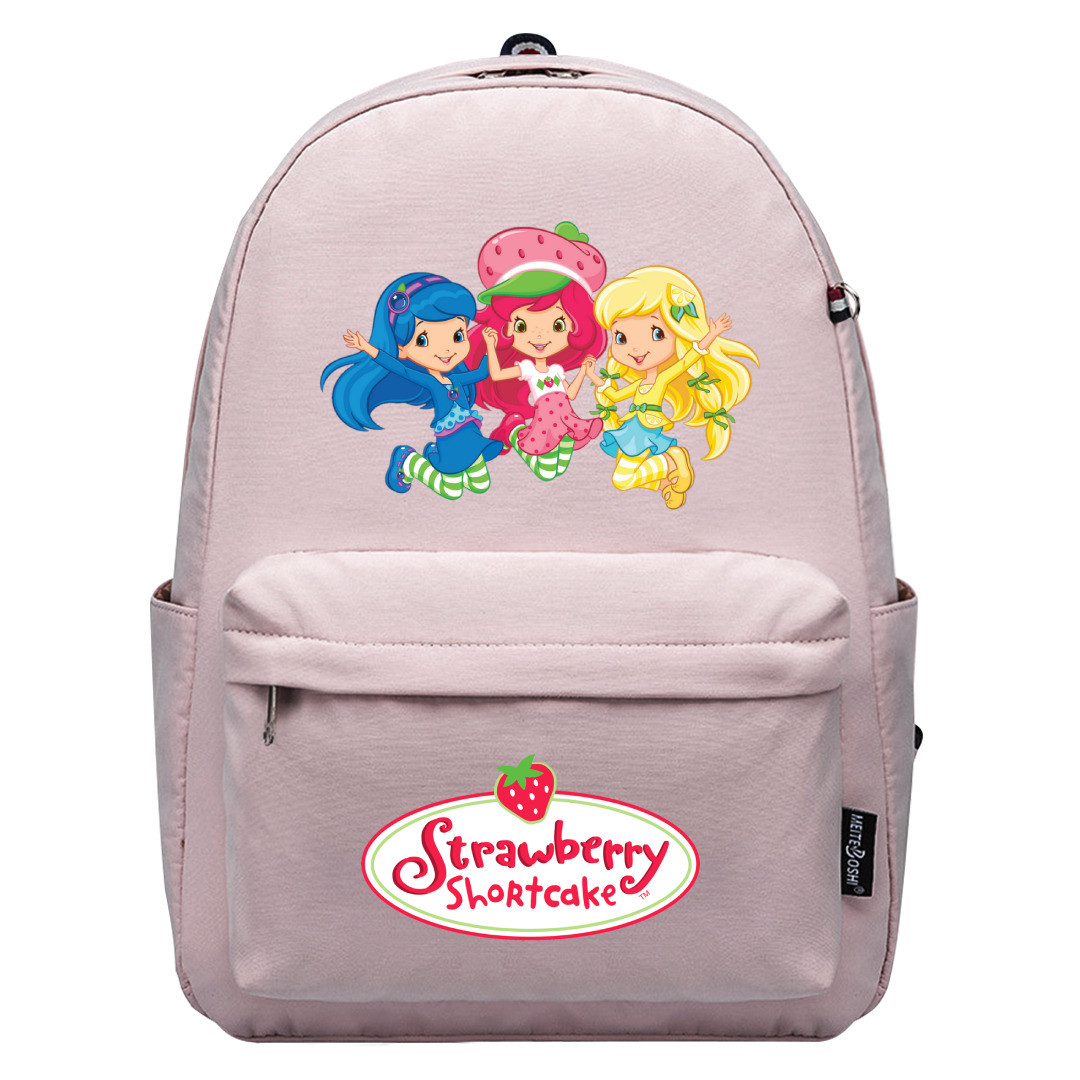 Strawberry Shortcake Backpack SuperPack - Characters Hand In Hand Jumping