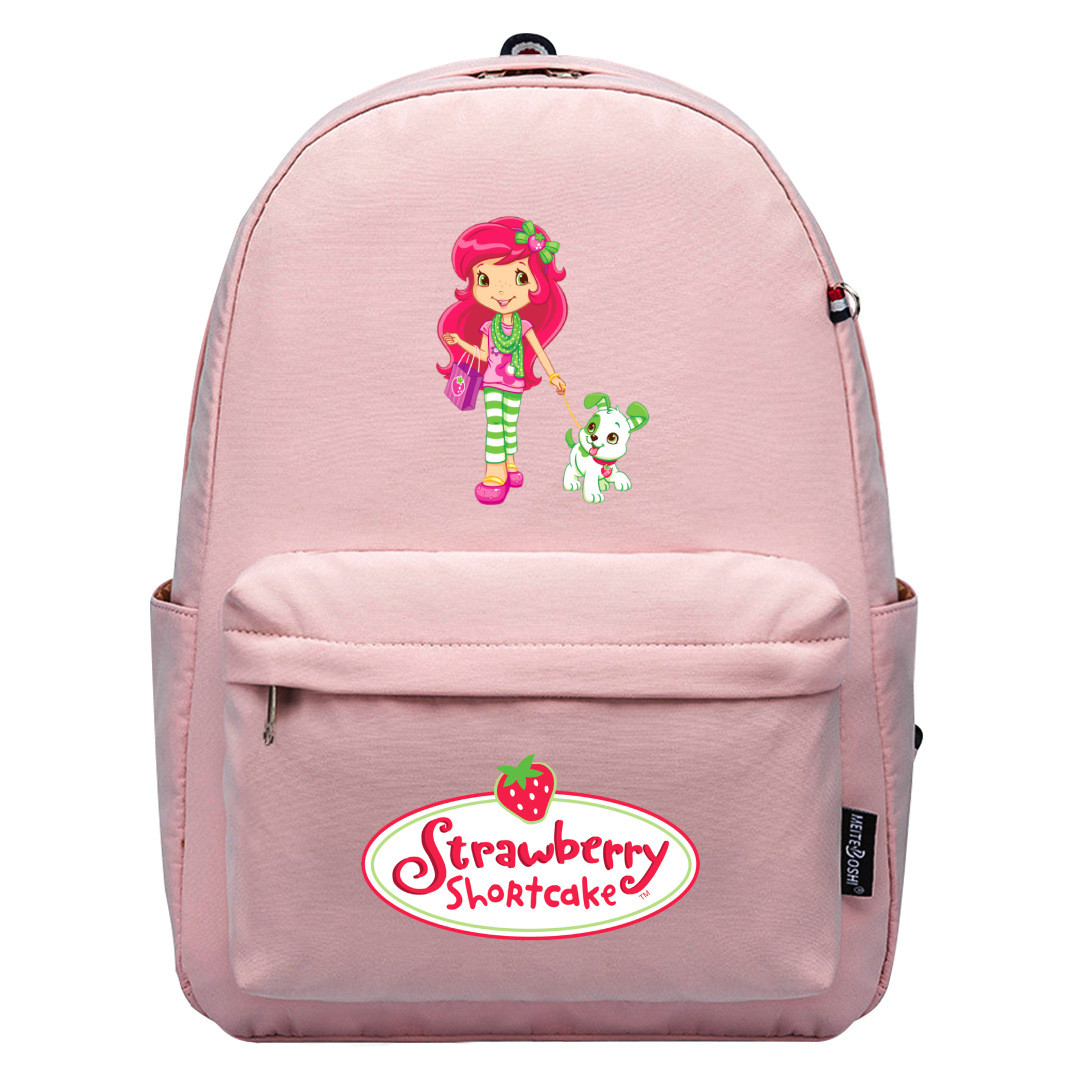 Strawberry Shortcake Backpack SuperPack - Strawberry Shortcake Walking With Puppy