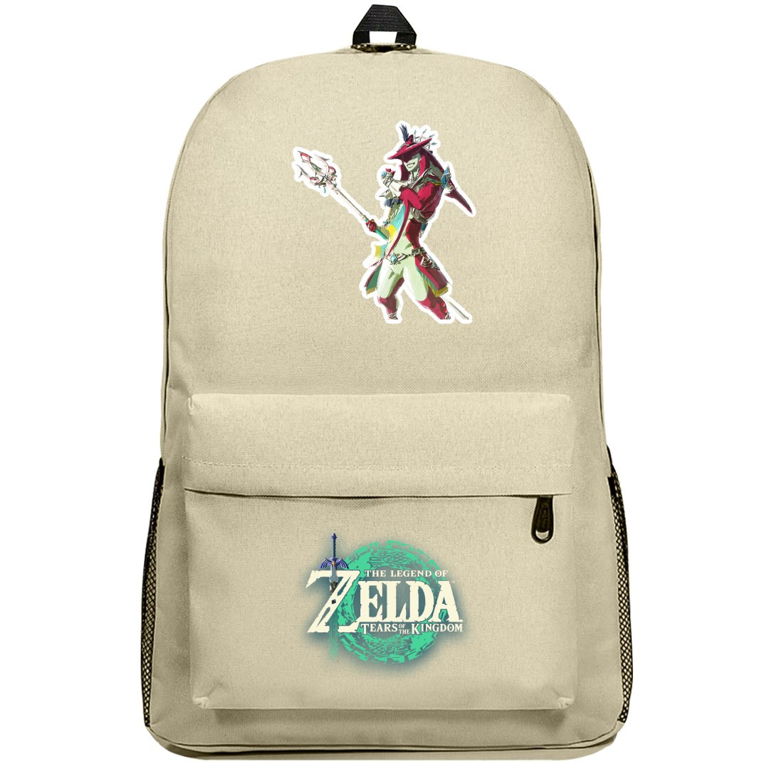 The Legend of Zelda Prince Sidon Backpack SuperPack - Prince Sidon Holding His Weapon Sticker