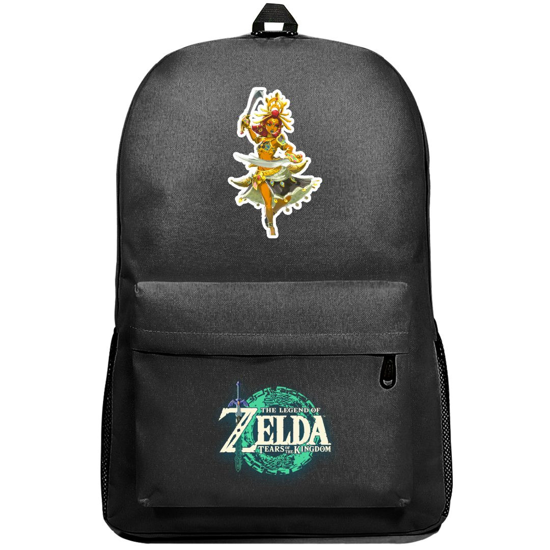 The Legend of Zelda Riju Backpack SuperPack - Riju Holding Sword Sticker