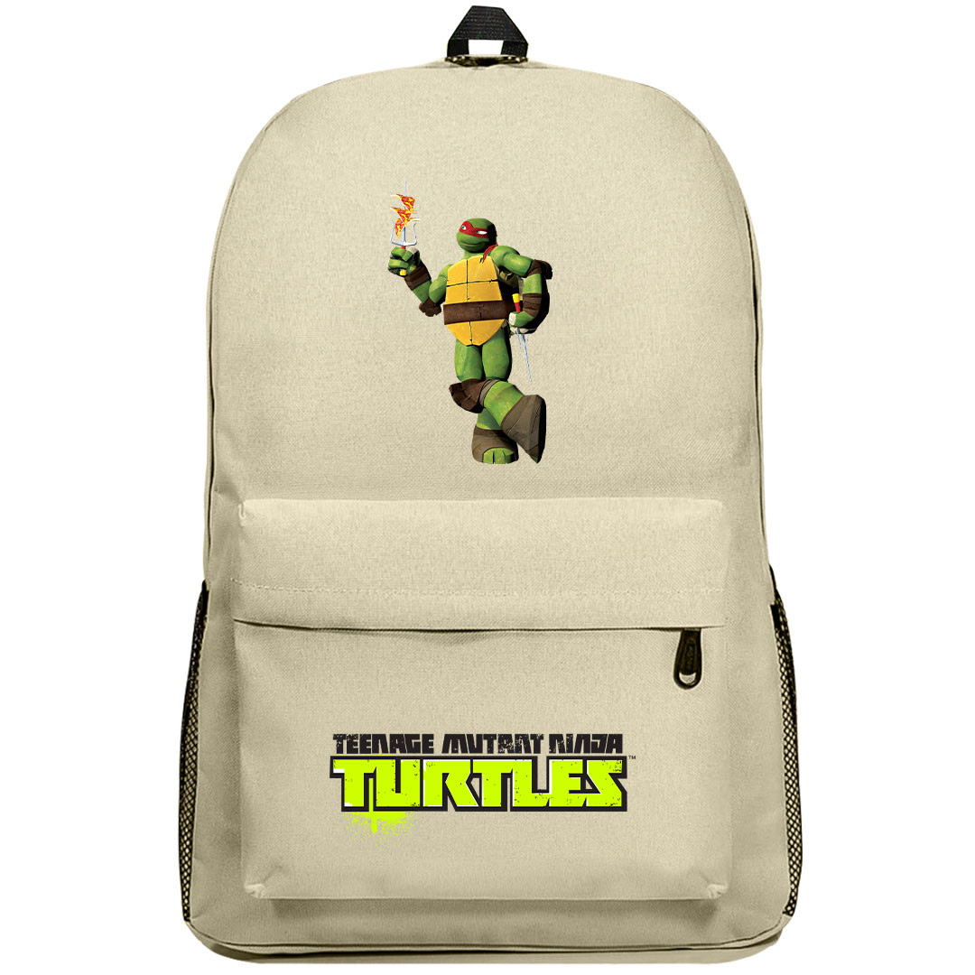 Ninja Turtles Raphael Backpack SuperPack - Raphael Rise Of The Teenage Mutant Ninja Turtles 2012 Pizza Lover