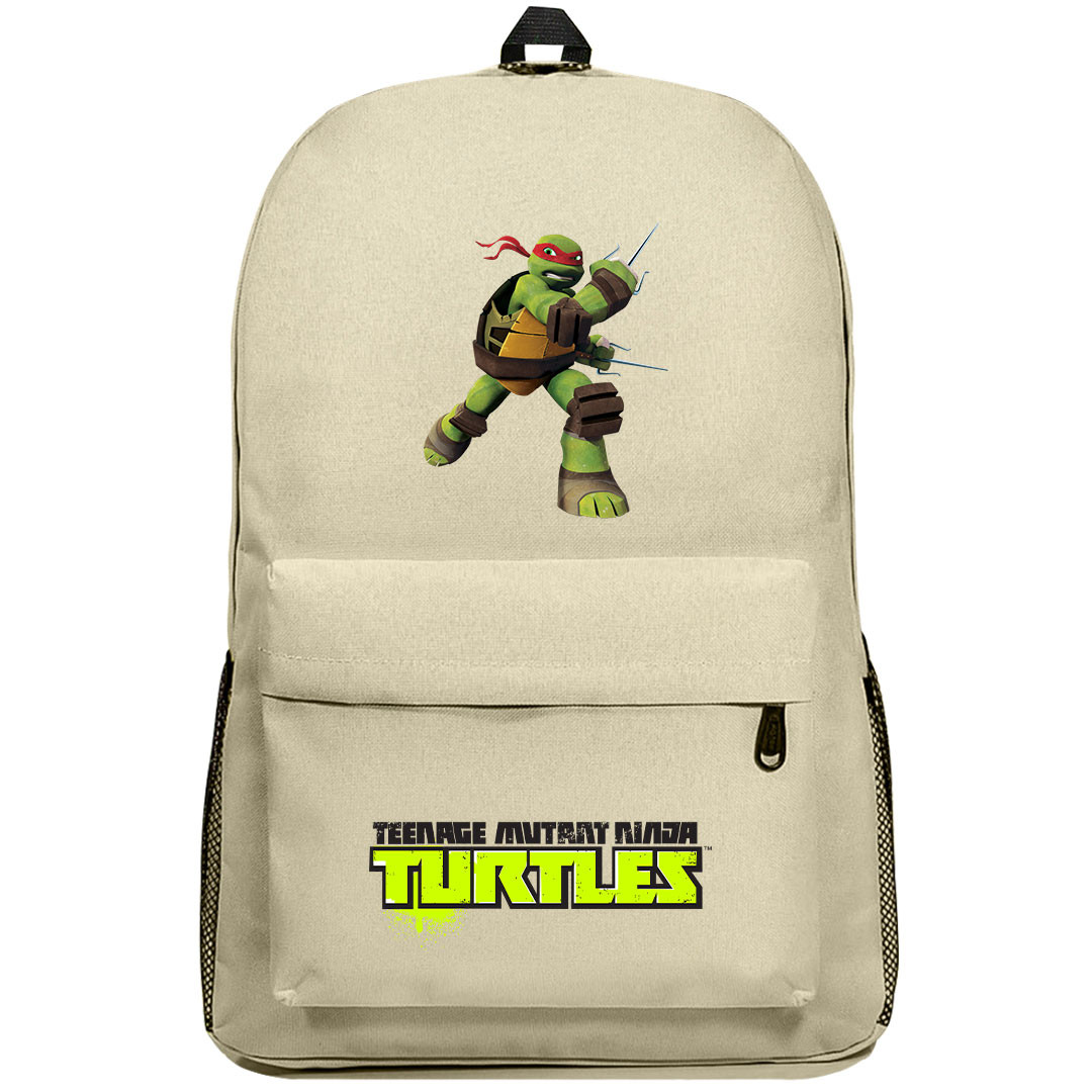 Ninja Turtles Raphael Backpack SuperPack - Raphael Rise Of The Teenage Mutant Ninja Turtles 2012 Sais Attack