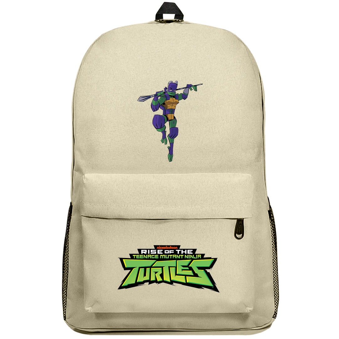Ninja Turtles Donatello Backpack SuperPack - Donatello Rise Of The Teenage Mutant Ninja Turtles 2018 Transforming Tech Bo Attack