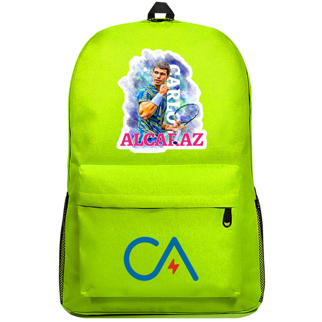 Carlos Alcaraz Backpack SuperPack - Carlos Alcaraz Celebrating Win Watercolor Style