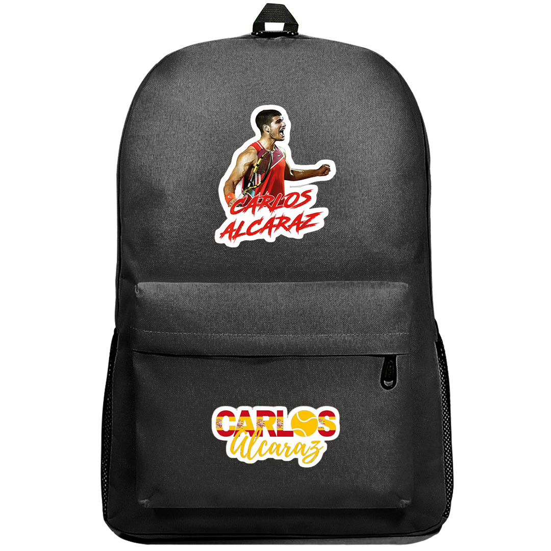 Carlos Alcaraz Backpack SuperPack - Carlos Alcaraz Shouting Celebrating Win Sticker