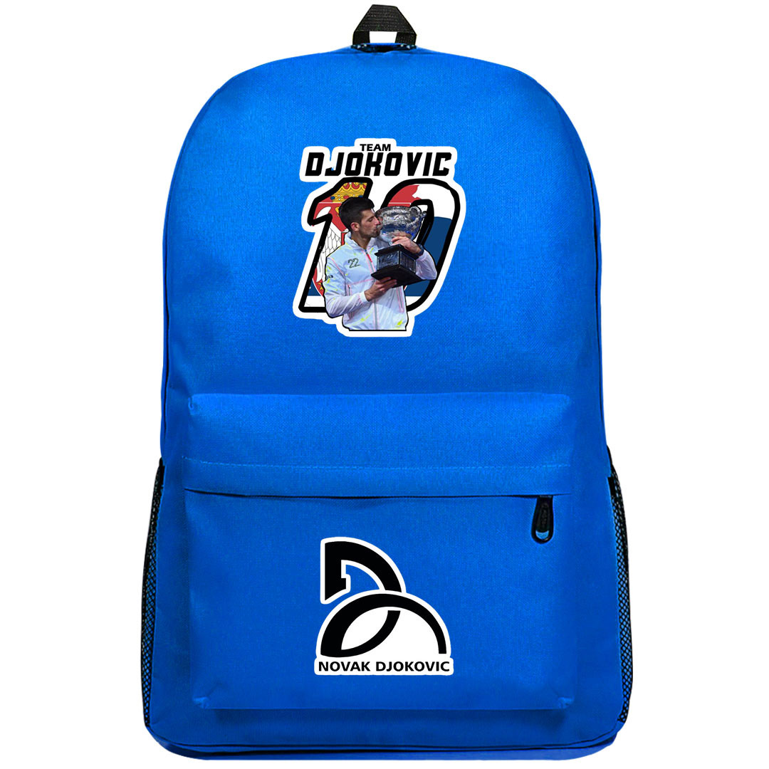 Novak Djokovic Backpack SuperPack - Novak Djokovic Celebrating Win Sticker Art