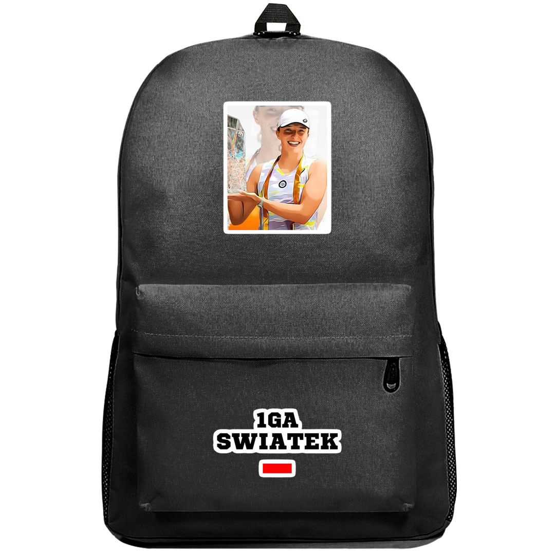 Iga Swiatek Backpack SuperPack - Iga Swiatek Winning Award Sticker Art