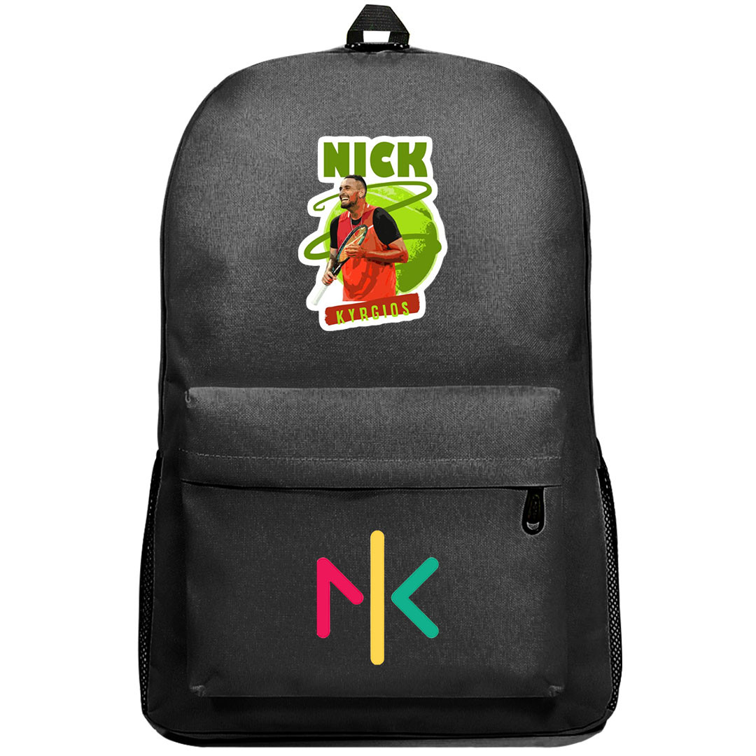 Nick Kyrgios Backpack SuperPack - Nick Kyrgios Celebrating Win Sticker Art