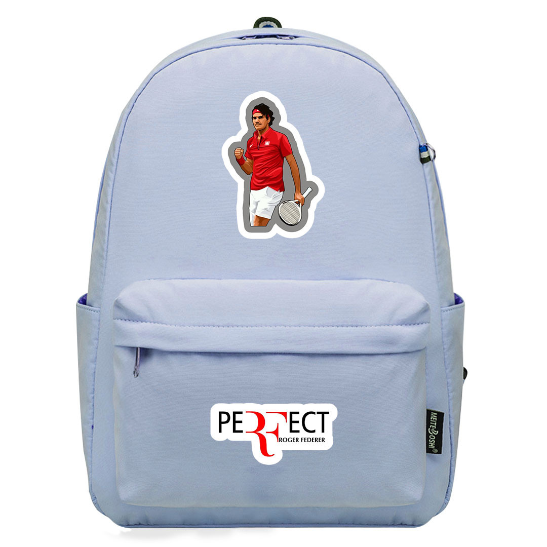 Roger Federer Backpack SuperPack - Roger Federer Celebrating Win Sticker Art