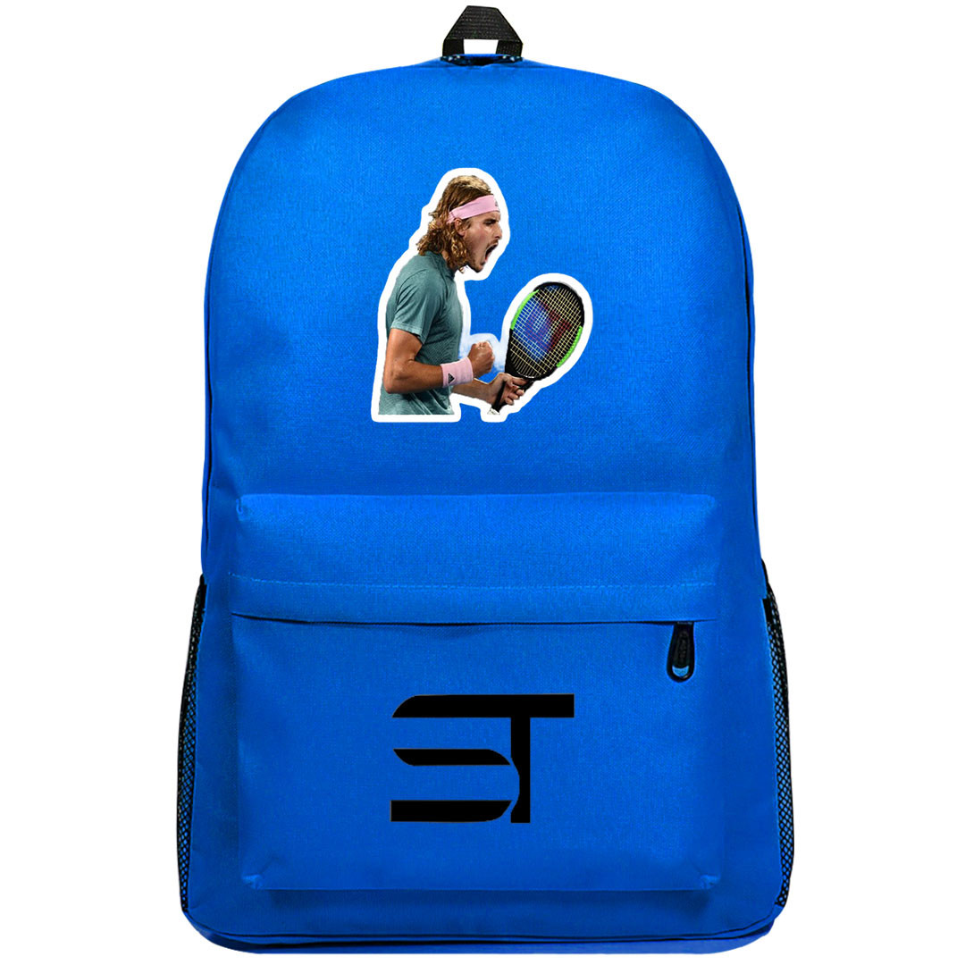 Stefano Tsitsipas Backpack SuperPack - Stefano Tsitsipas Shouting Celebrating Win