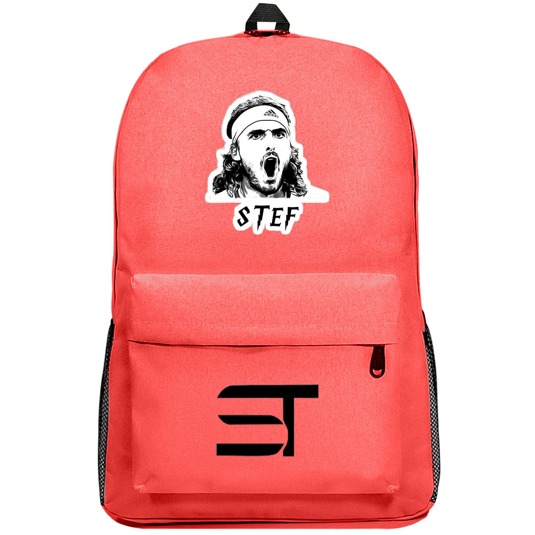 Stefano Tsitsipas Backpack SuperPack - Stefano Tsitsipas Shouting Sticker Art