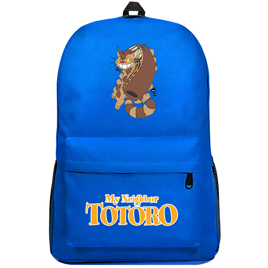 My Neighbor Totoro Catbus Backpack SuperPack - Catbus Big Grin Flying Art