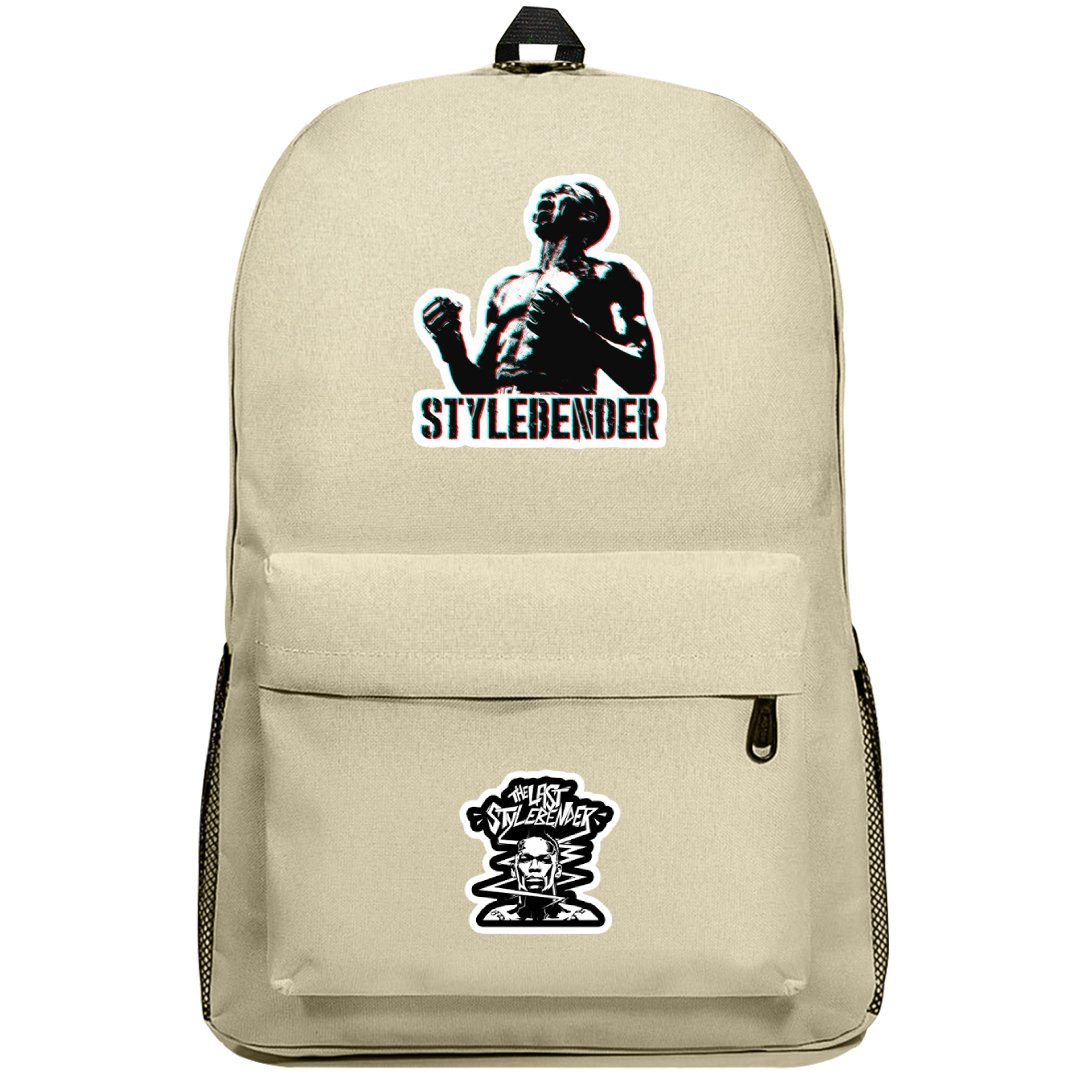 UFC Israel Adesanya Backpack SuperPack - Israel Adesanya Style Bender Grayscale Sticker Art