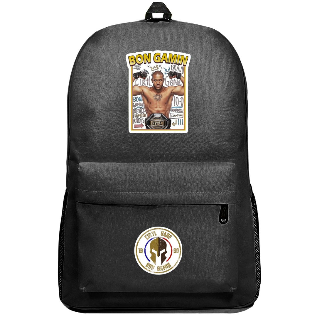 UFC Ciryl Gane Backpack SuperPack - Ciryl Gane Poster Art