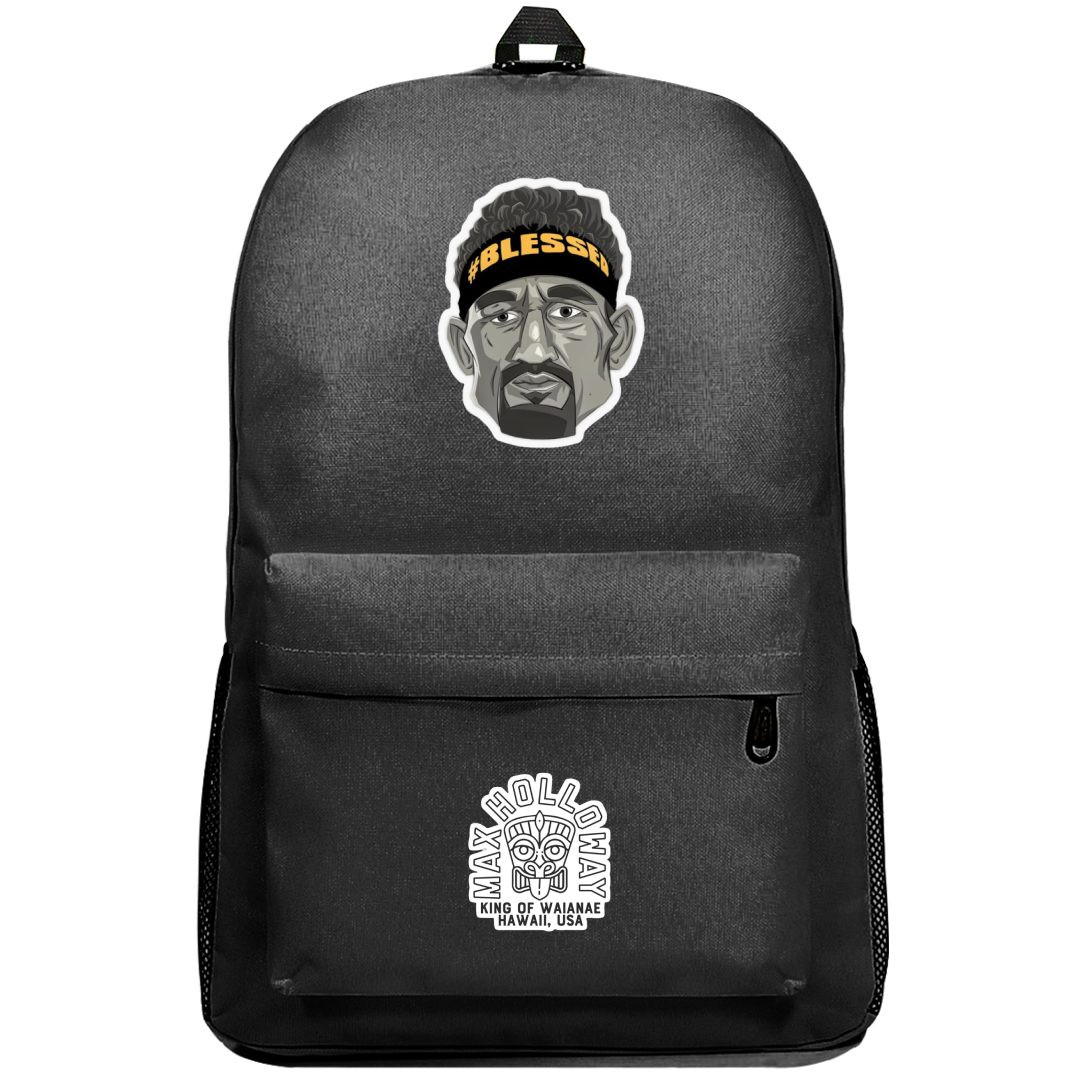 UFC Max Holloway Backpack SuperPack - Max Holloway Blessed Avatar Sticker Art