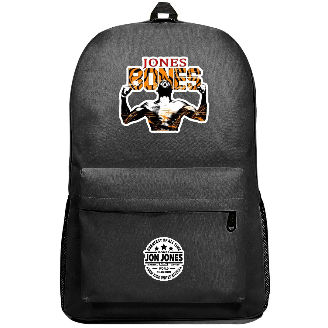 UFC Jon Jones Backpack SuperPack - Jon Jones Roaring Like A Tiger Sticker Art