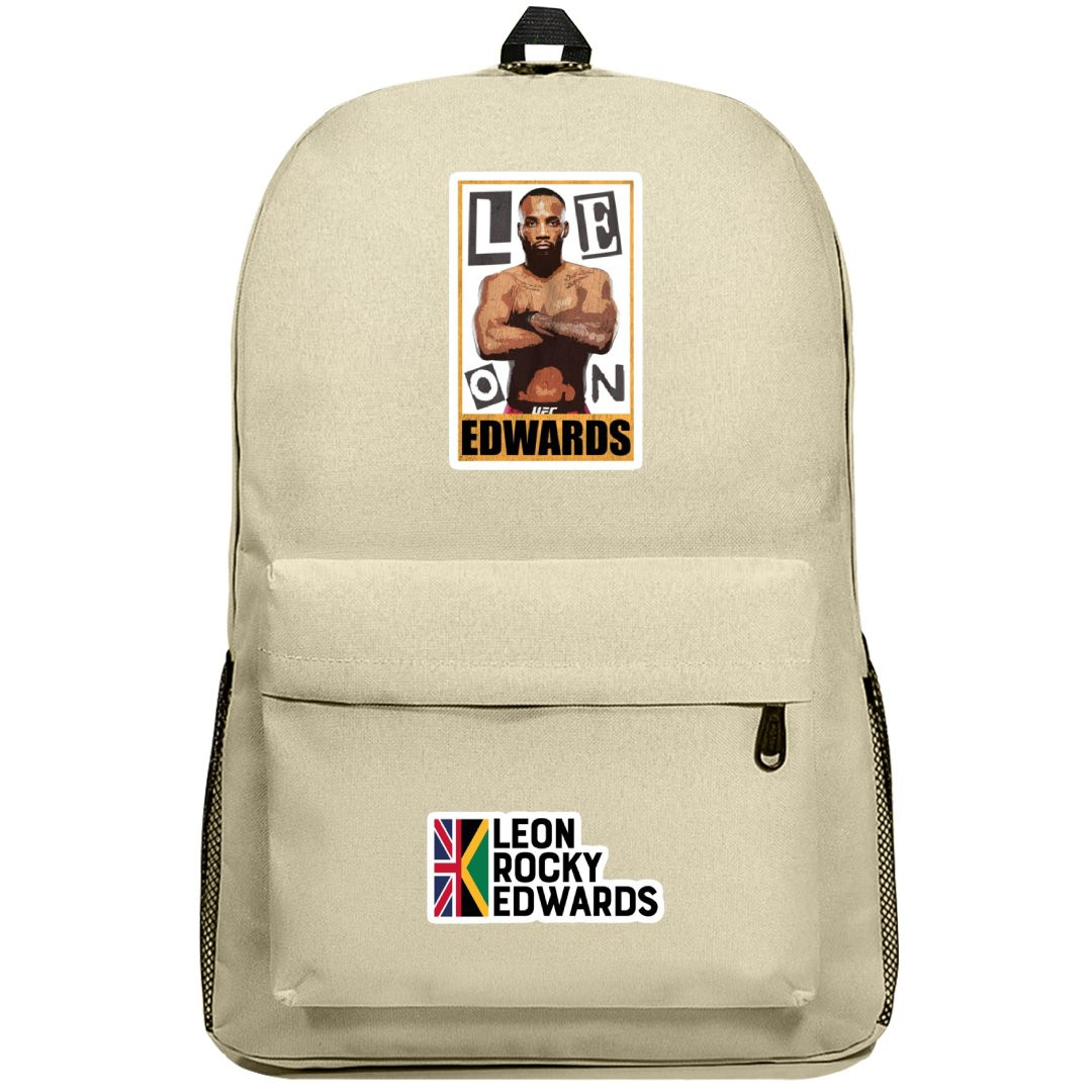 UFC Leon Edwards Backpack SuperPack - Leon Edwards Poster Art
