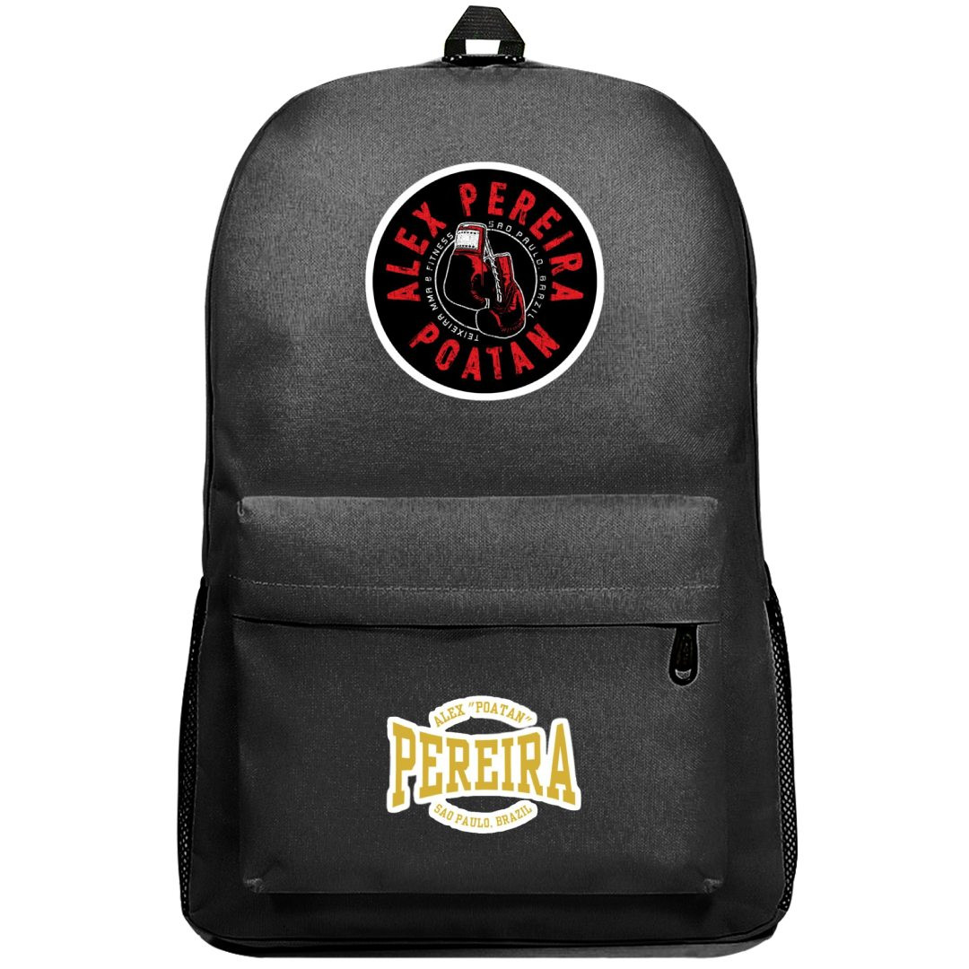 UFC Alex Pereira Backpack SuperPack - Alex Pereira Round Logo Sticker Art