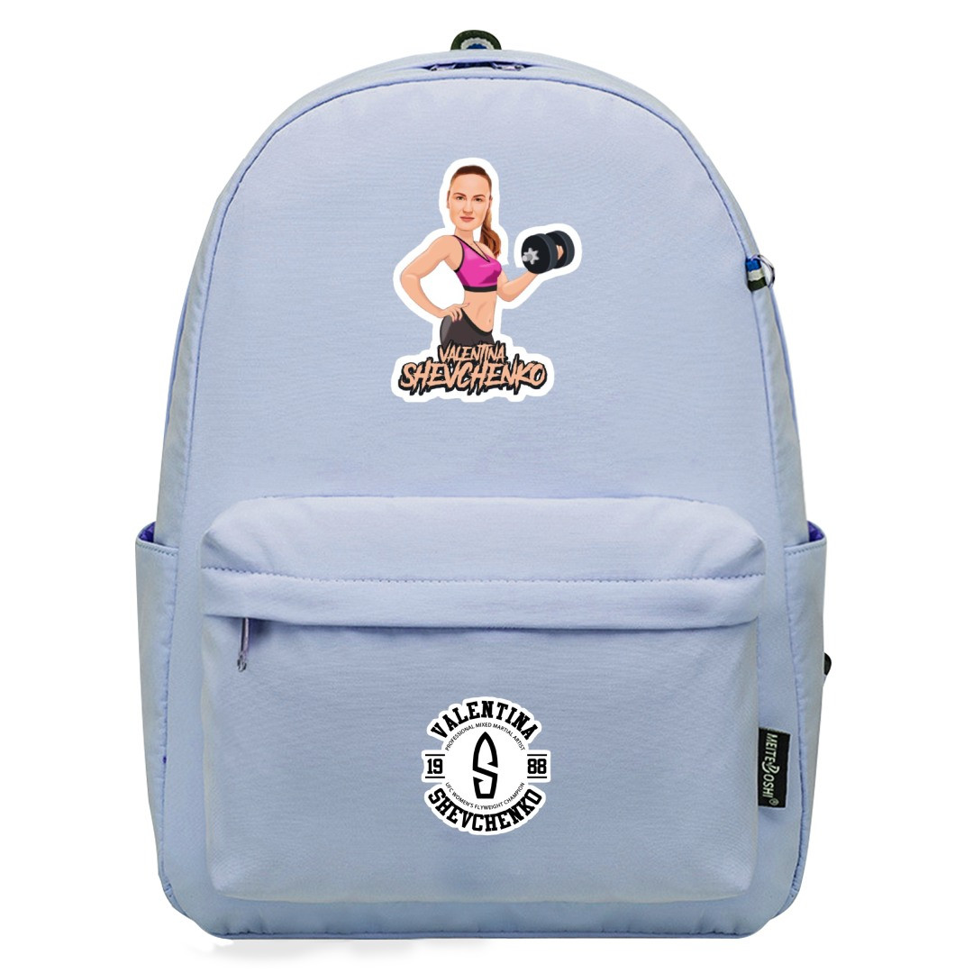 UFC Valentina Shevchenko Backpack SuperPack - Valentina Shevchenko Cartoon Art Sticker