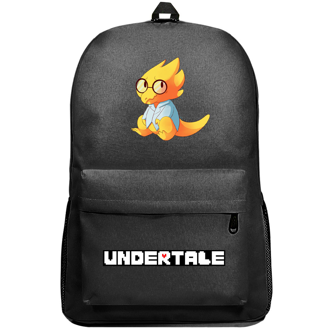 Undertale Alphys Backpack SuperPack - Alphys Sitting Cartoon Art
