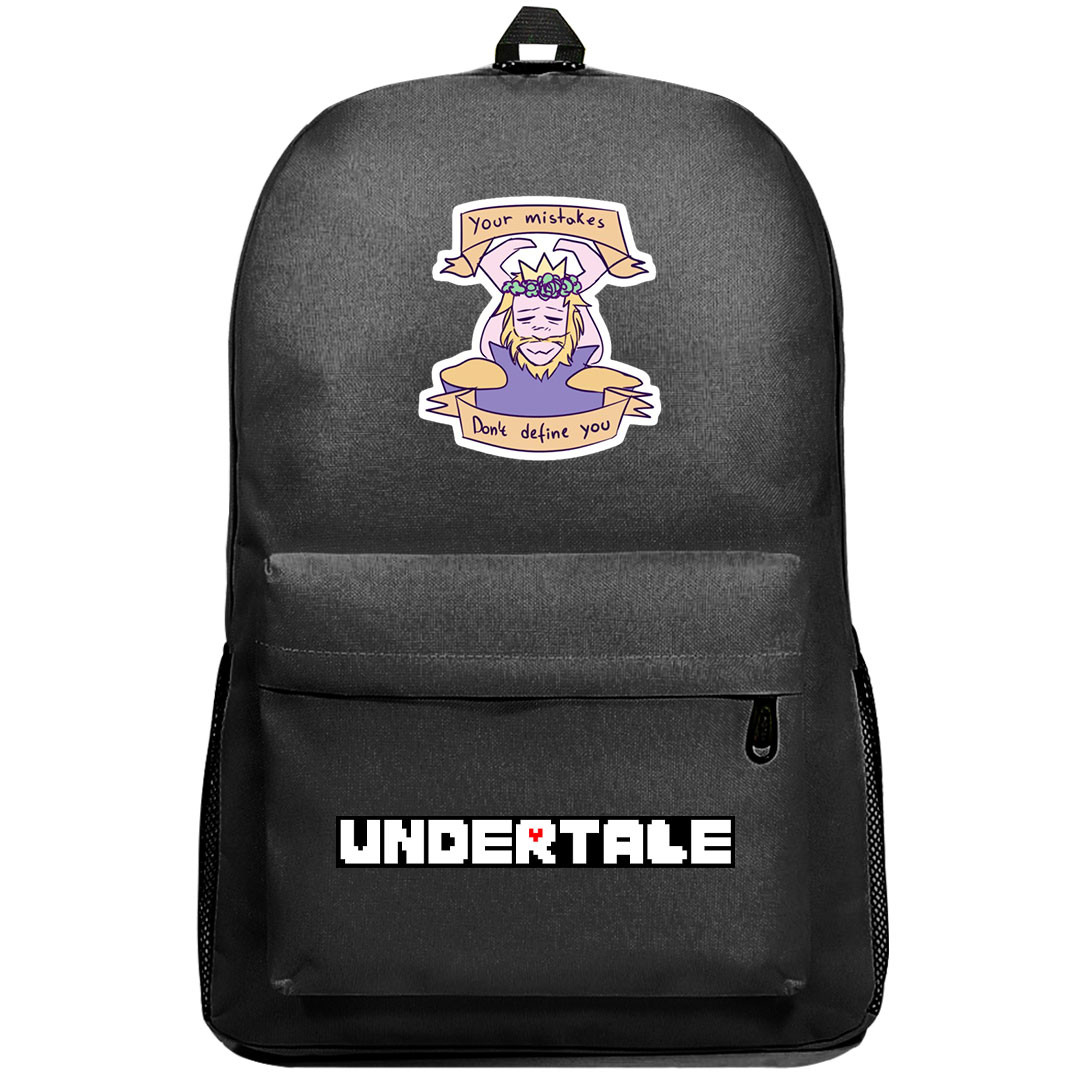 Undertale Asgore Backpack SuperPack - Asgore Your Mistakes Do Not Define You