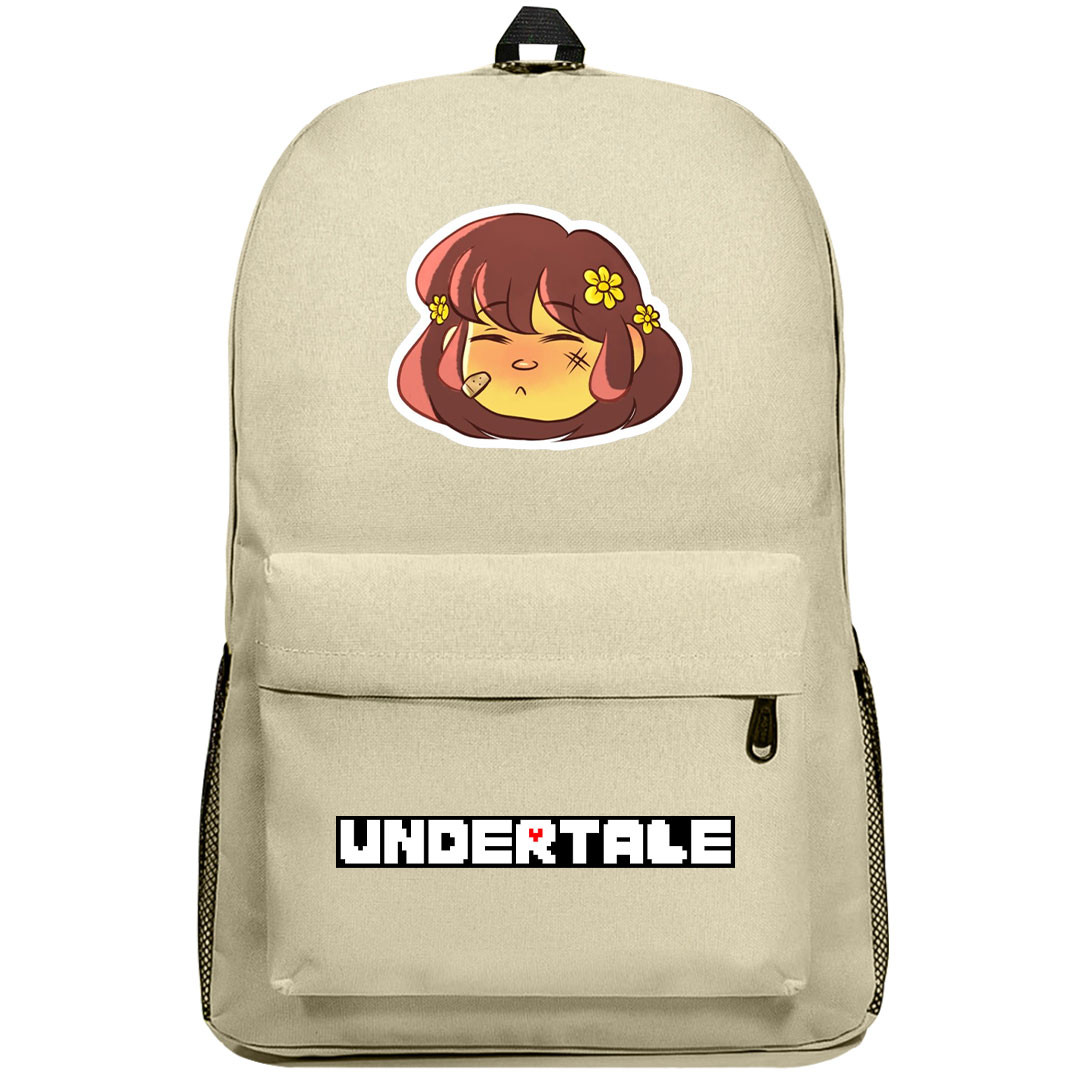 Undertale Frisk Backpack SuperPack - Frisk Eyes Closed Avatar Sticker