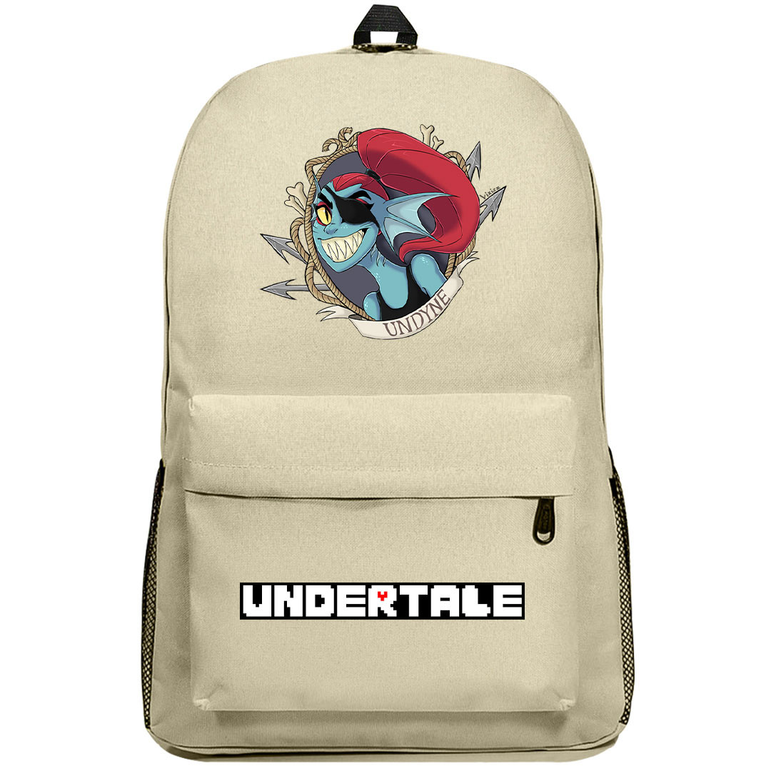 Undertale Undyne Backpack SuperPack - Undyne With Arrow And Rope Icon