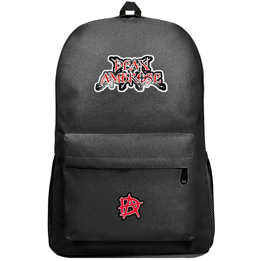 WWE Dean Ambrose Backpack SuperPack - Dean Ambrose Logo Sticker Art
