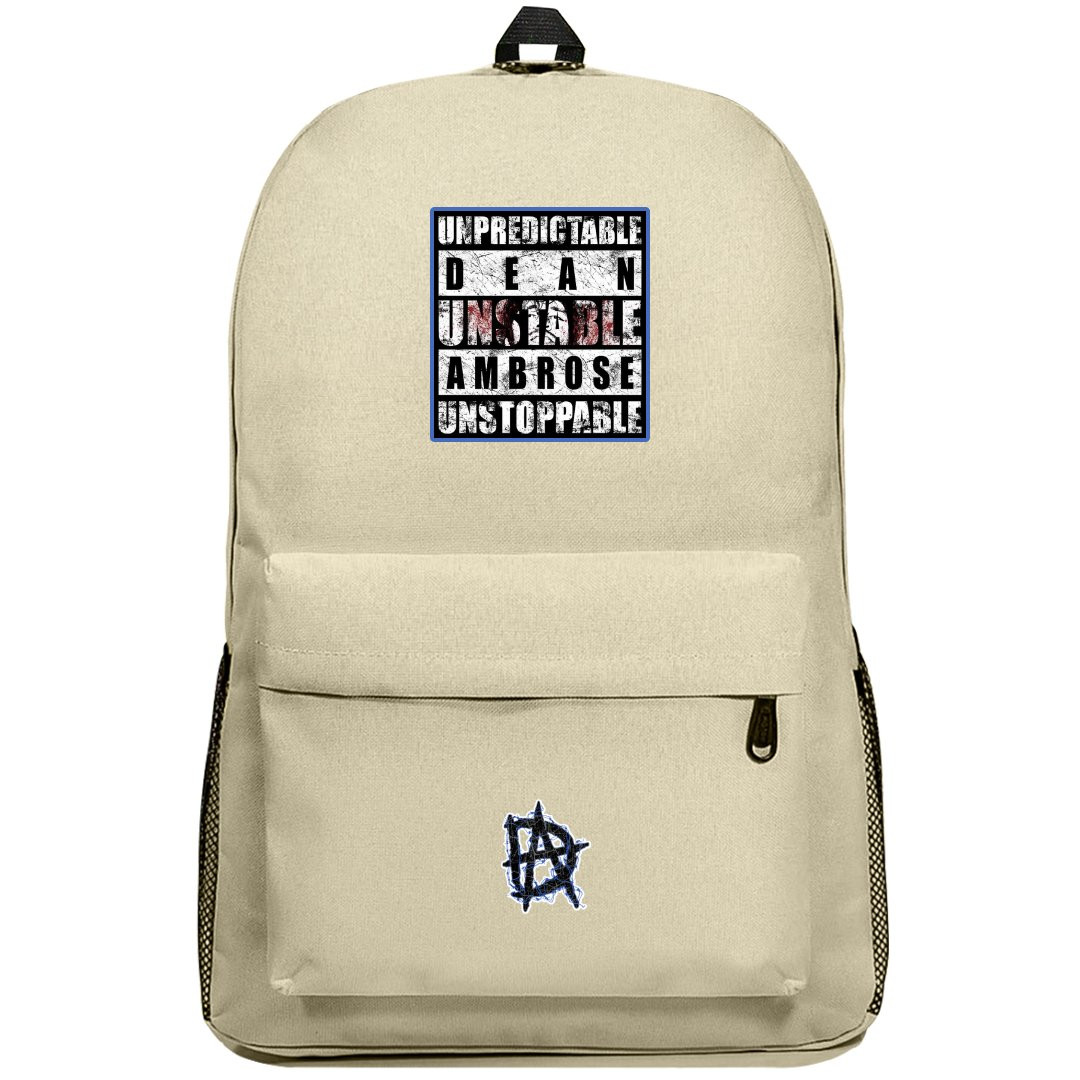 WWE Dean Ambrose Backpack SuperPack - Dean Ambrose Unstable Poster