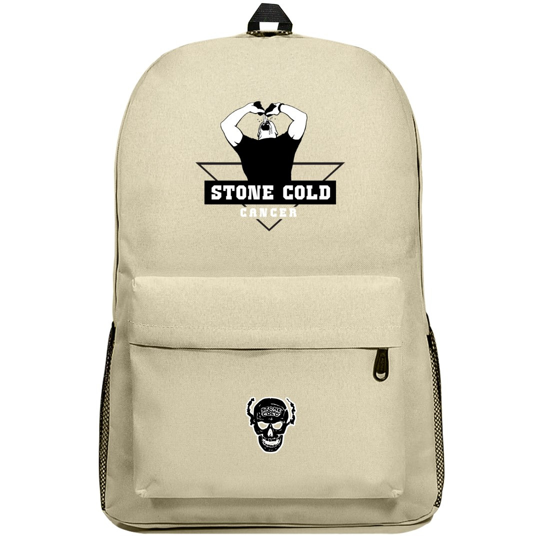WWE Steve Austin Backpack SuperPack - Steve Austin Stone Cold Cancer Sticker Art