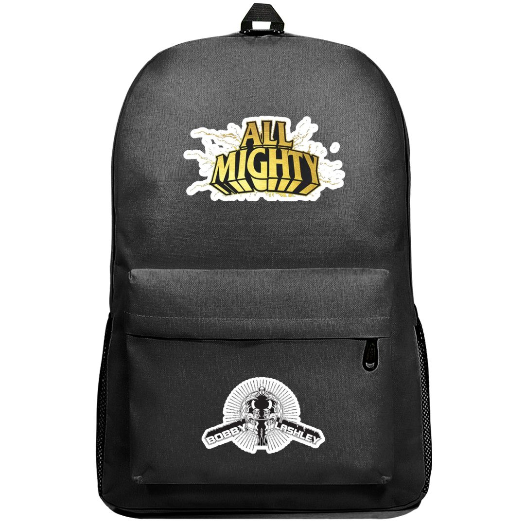 WWE Bobby Lashley Backpack SuperPack - Bobby Lashley All Mighty Sticker Art
