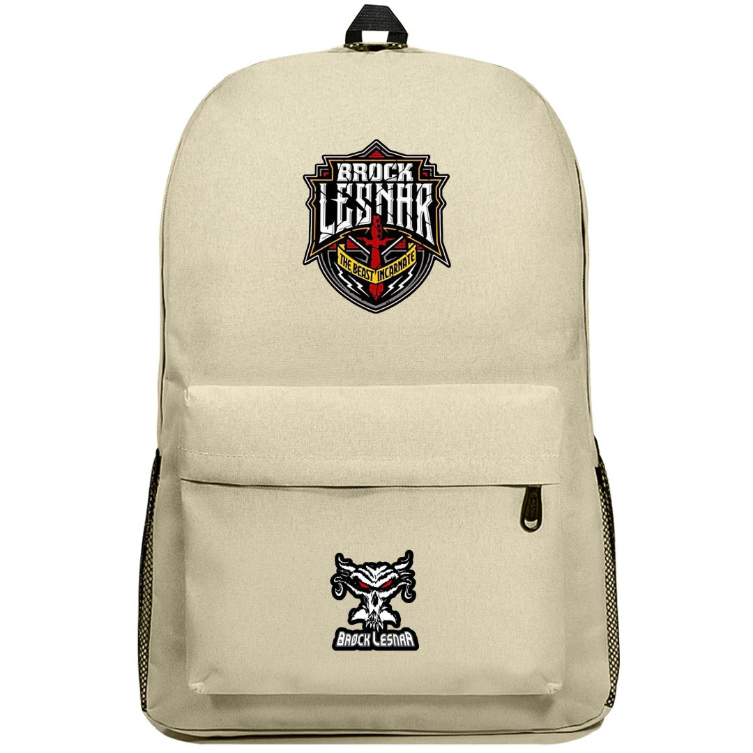 WWE Brock Lesnar Backpack SuperPack - Brock Lesnar Logo The Beast Incarnate