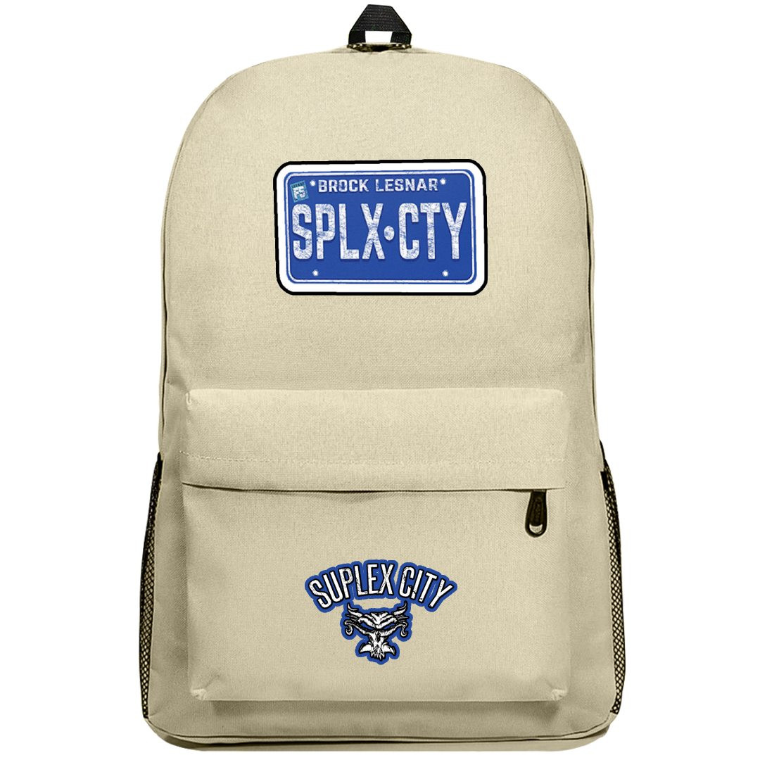 WWE Brock Lesnar Backpack SuperPack - Brock Lesnar Splx City Number Plate