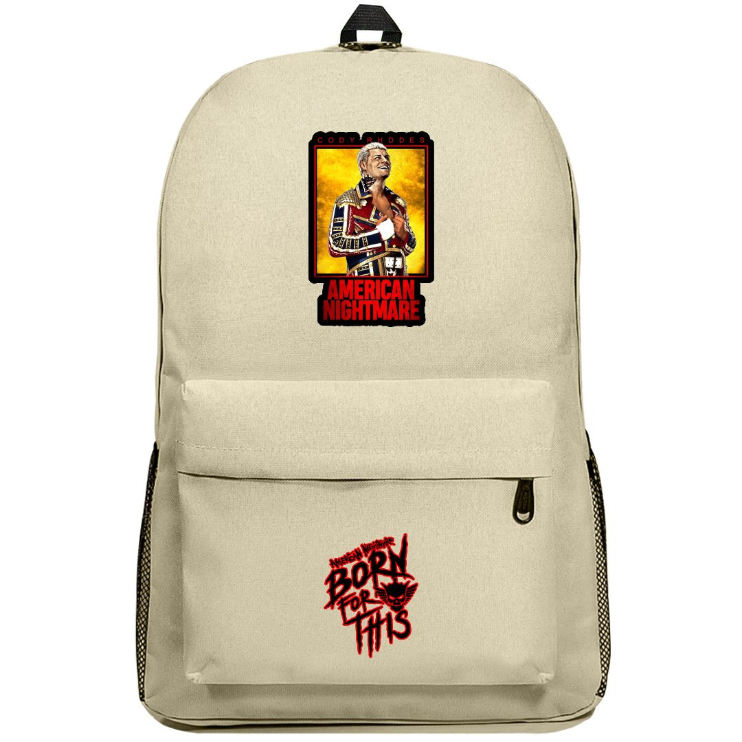 WWE Cody Rhodes Backpack SuperPack - Cody Rhodes Side Portrait Sticker Art
