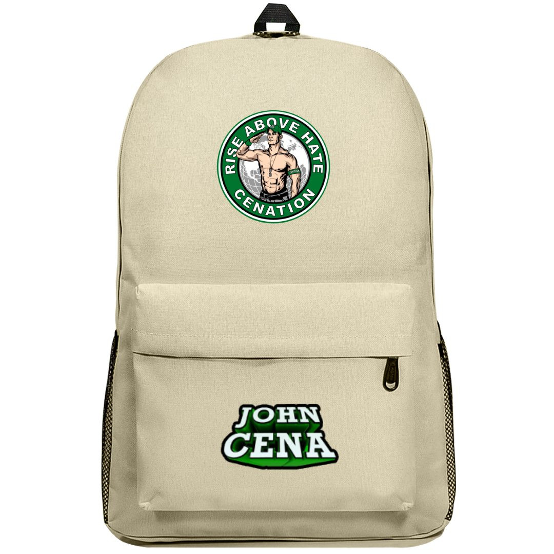 WWE John Cena Backpack SuperPack - John Cena Rise Above Hate Cenation Logo