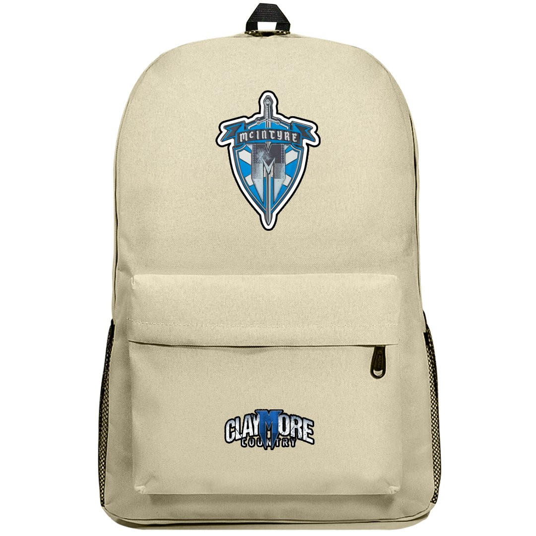 WWE Drew McIntyre Backpack SuperPack - Drew McIntyre Coat Of Arms Sticker Art