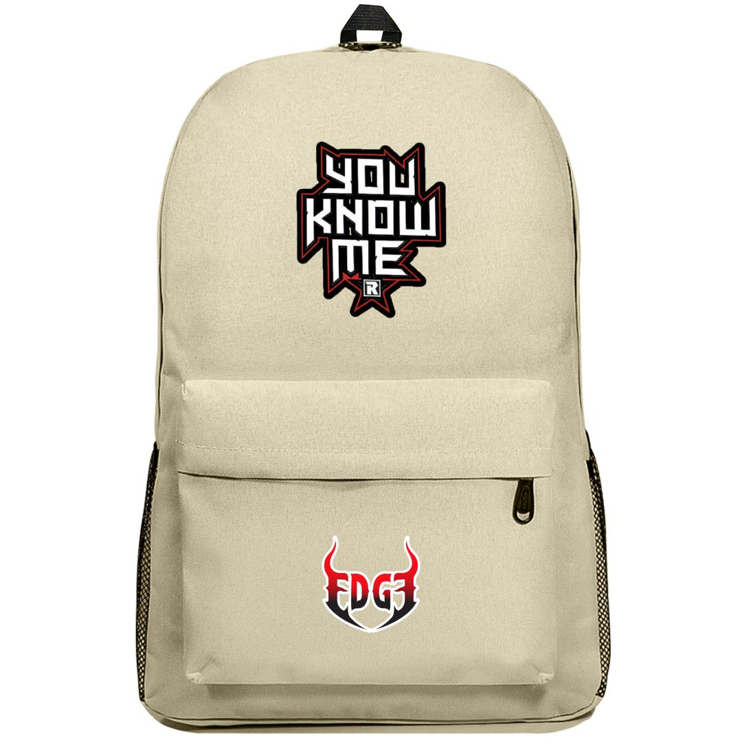 WWE Edge Backpack SuperPack - Edge You Know Me Sticker Art