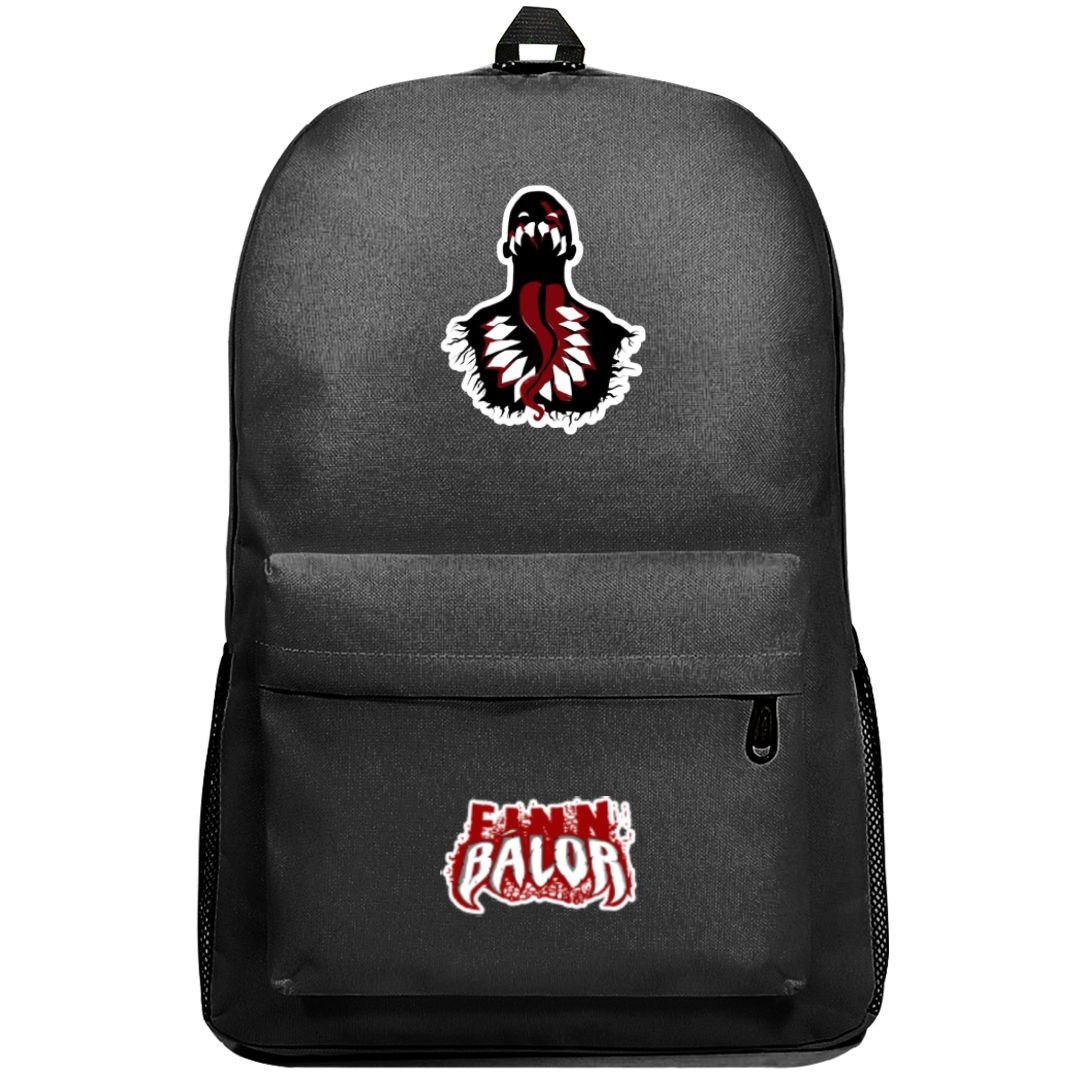 WWE Finn Balor Backpack SuperPack - Finn Balor Demon King Sticker Art